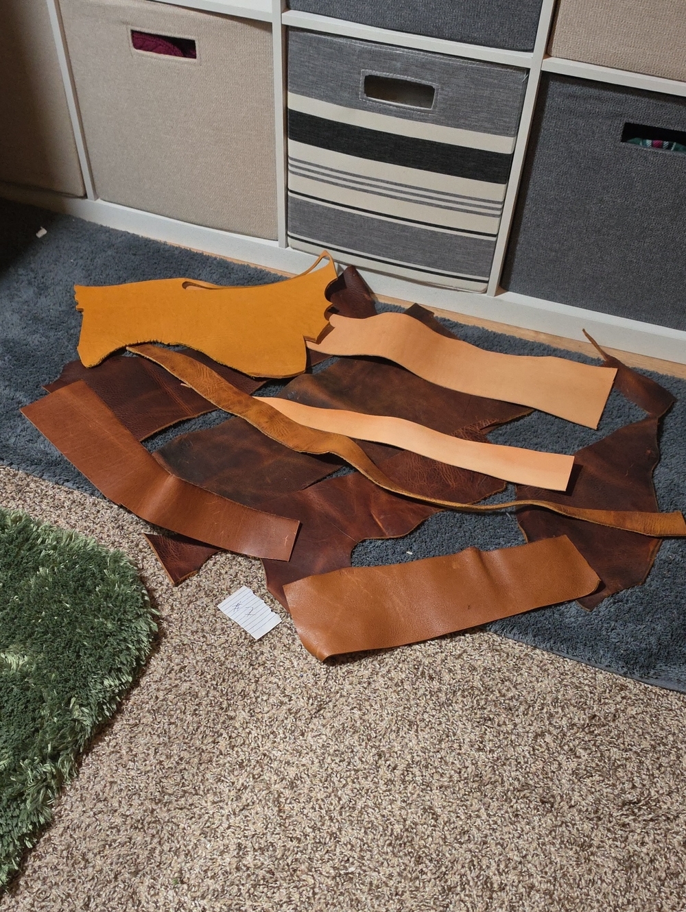 KMM Brown Leather Scraps #7